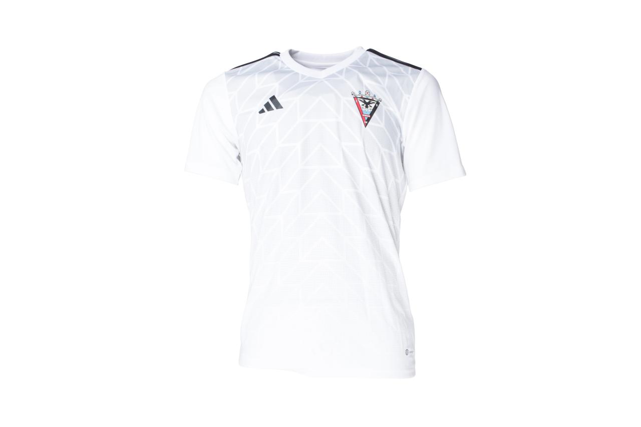 C.d. Mirandes Camiseta Calentamiento Adidas Blanca Adulto 2023/2024