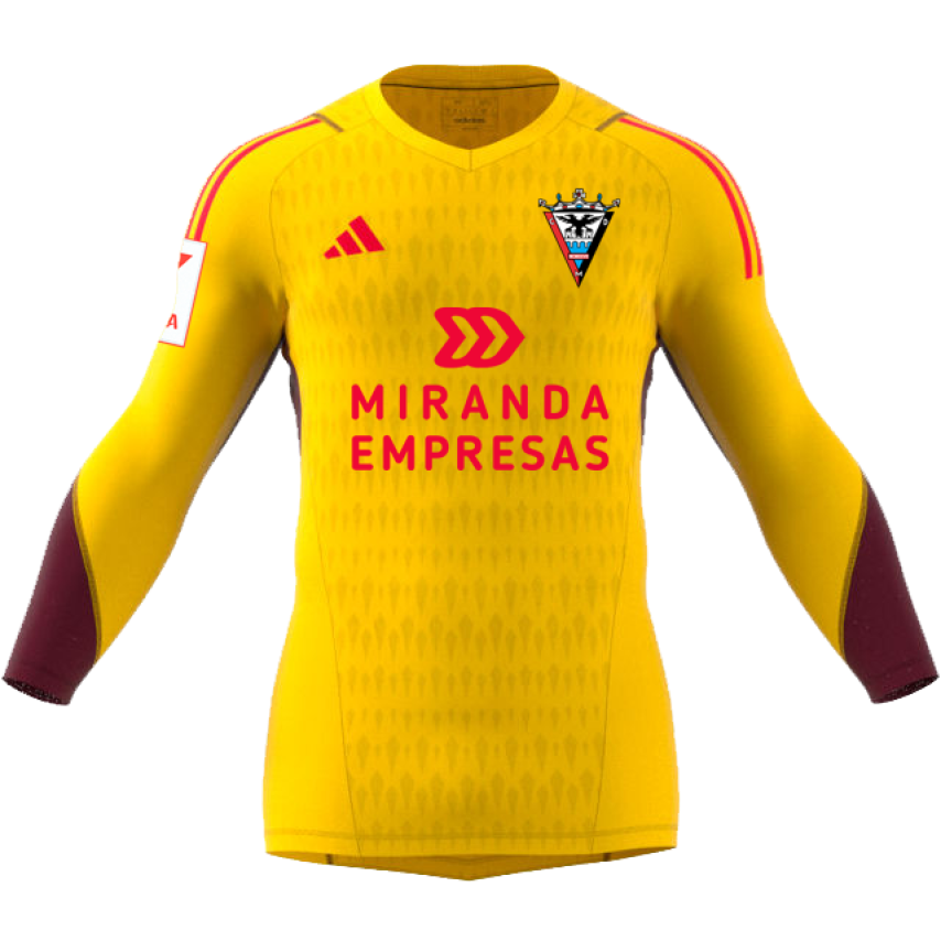 C.d. Mirandes Camiseta Oficial Adidas Portero Amarilla 2023/2024