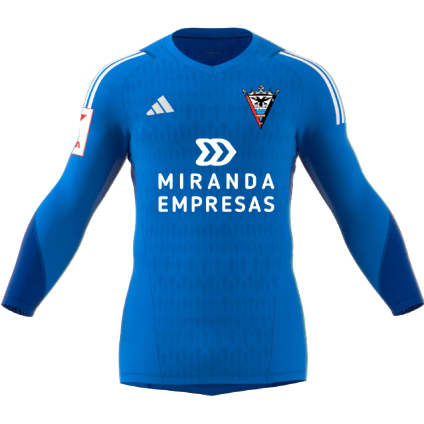 C.d. Mirandes Camiseta Oficial Adidas Portero Azul 2023/2024